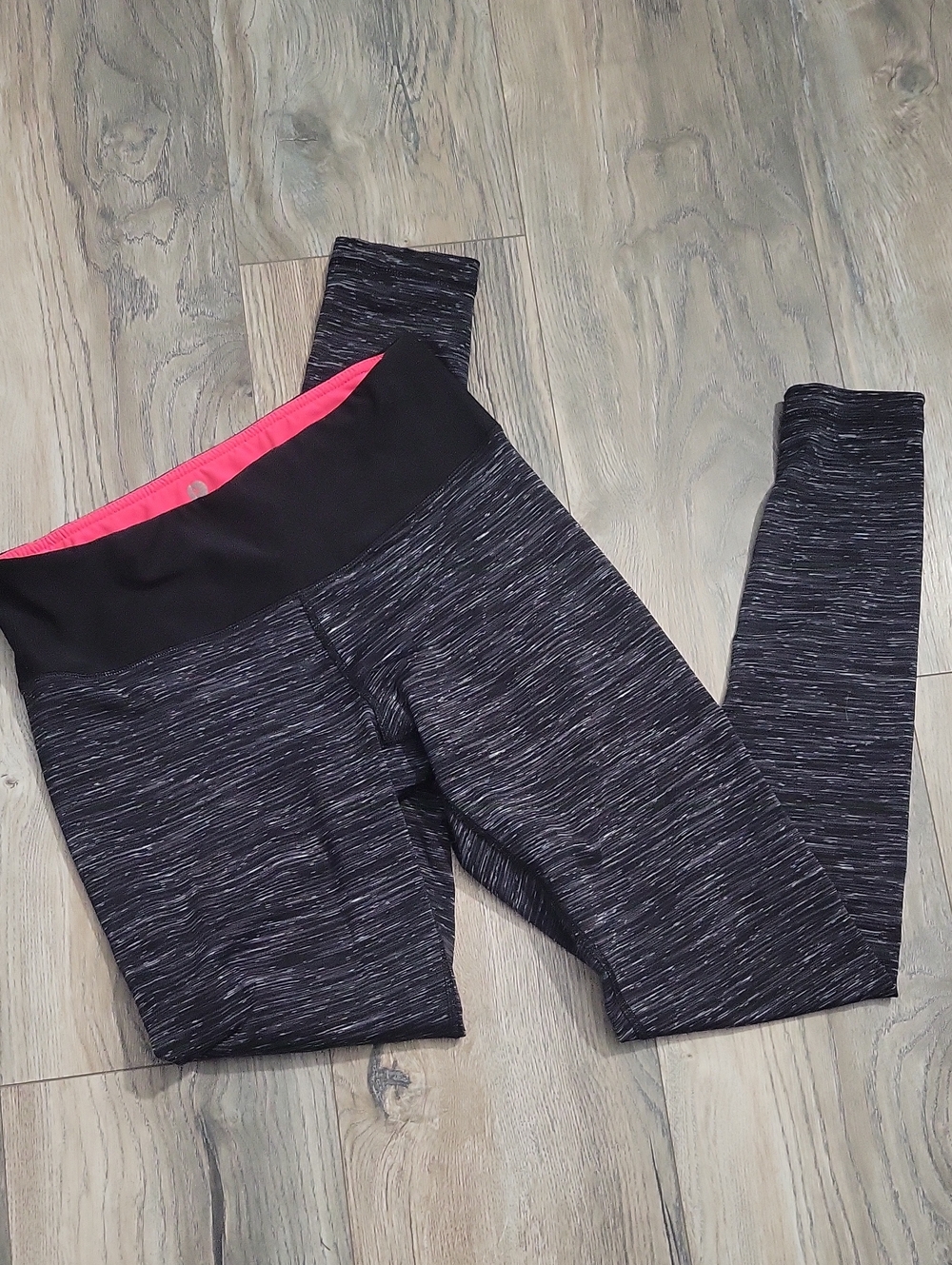 90 Degree By Reflex Charcoal Space-Dye Leggings XS